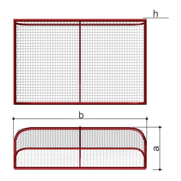 Ворота хоккейные Romana 203.09.00 (сетка в комплекте)