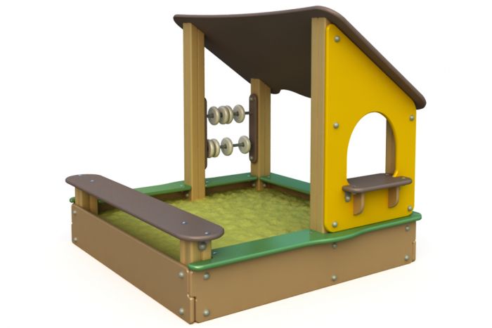 Песочница "Хижина" МФ-1.71