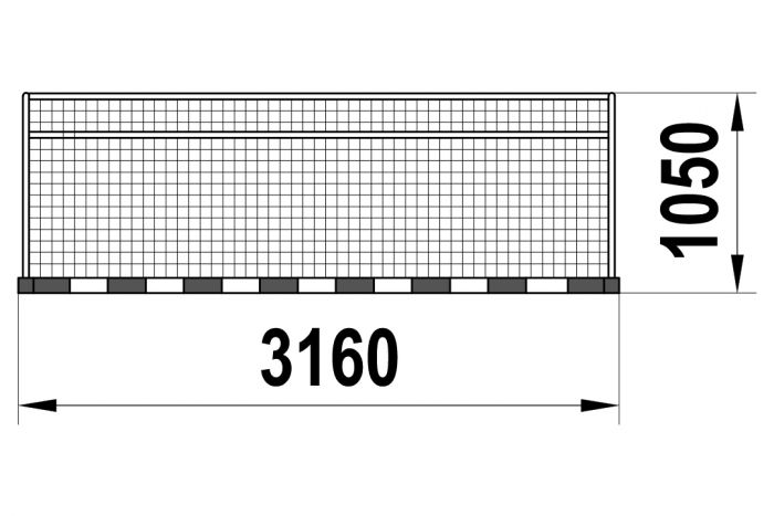 Ворота для мини футбола СП-1.56