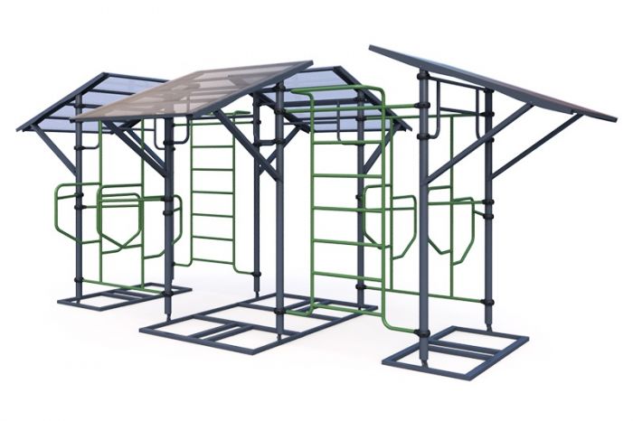 Тренажерная беседка на 4 тренажера ТРК-1.13
