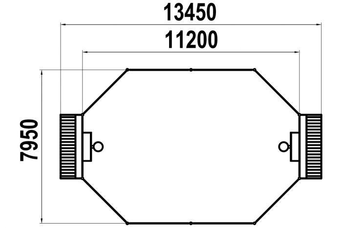 Площадка для мини футбола "Урбан-мини-2" W-05-011